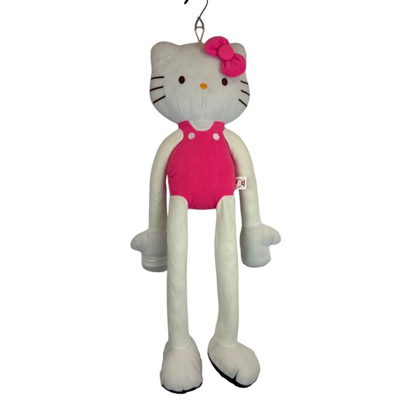 Hello Kitty 30" Stretch Kins Plush Dance with Me 2014 Sanrio Straps Feet Hands - Picture 1 of 10